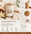 CINNAMON VANILLA CHILL LATTE CUP 🥛🤎