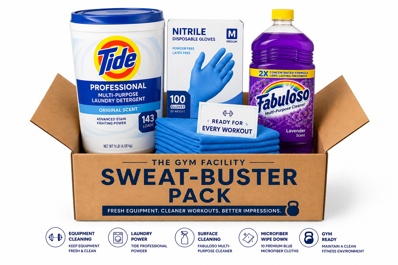 Gym Facility Sweat-Buster Pack