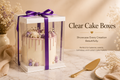 Clear Display Gift Box with Ribbon
