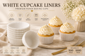 Premium White Cupcake Liners