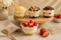 Clear Plastic Dessert Cups with Lids