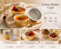 4 oz Crème Brûlée Gold Foil Cups
